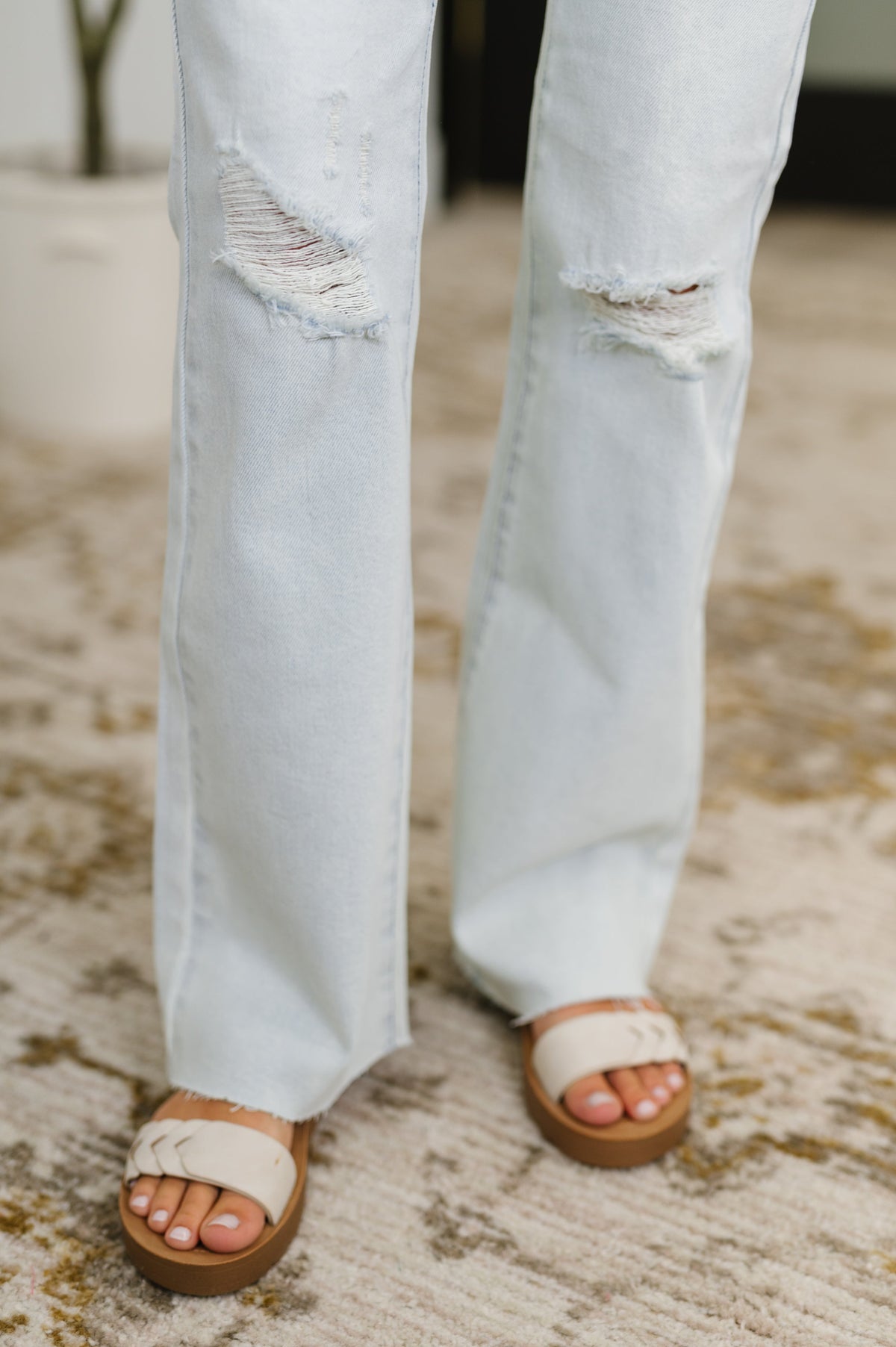 Judy Blue Alyse Distressed Bootcut Jeans