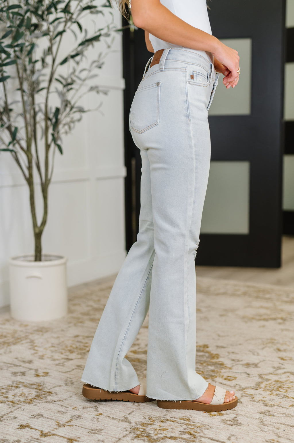 Judy Blue Alyse Distressed Bootcut Jeans